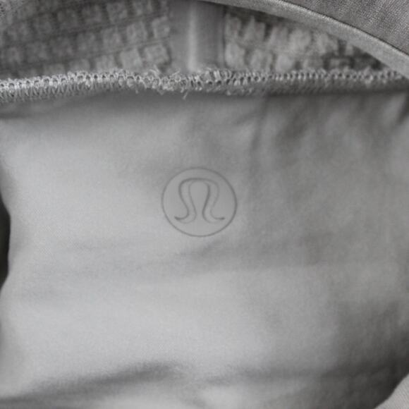 Lululemon Hoodie Men Small GridLiner Fleece Heathered Grey Pullover Athletic - Picture 5 of 9